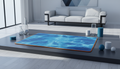 GlacierPup pressure-activated cooling mat in a modern living room